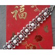 Beaded Bracelet using Half Tila beads and Czech Candy beads 